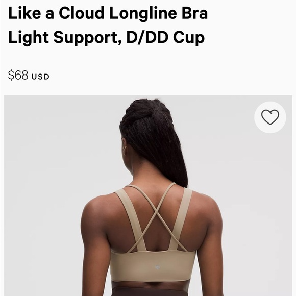 Lululemon Like A Cloud Longline Bra - Picture 6 of 6